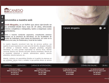 Tablet Screenshot of canedoabogados.es